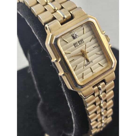 Gorgeous Ladies Bill Blass Diamond Dress Watch Quartz New Battery Mint Runs Well main image 5